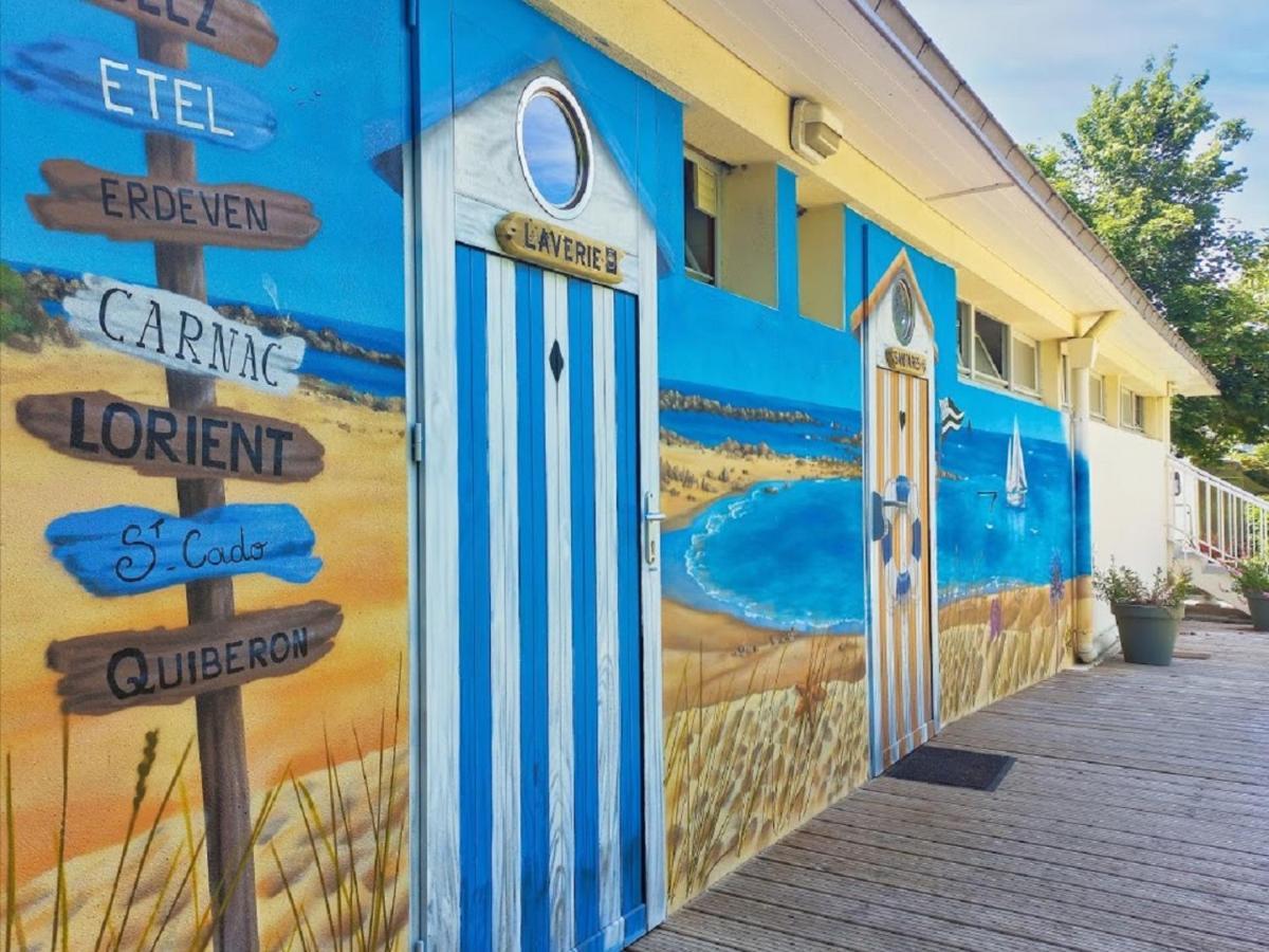 Camping Paradis Le Moulin Des Oies Belz Exterior photo