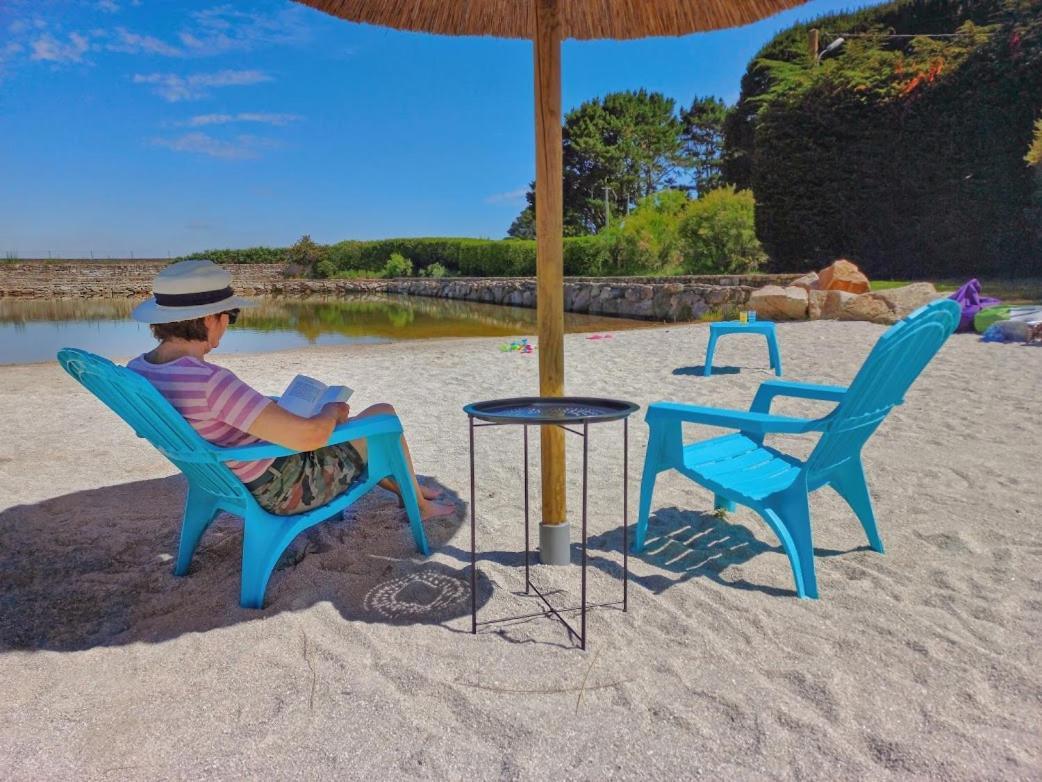Camping Paradis Le Moulin Des Oies Belz Exterior photo