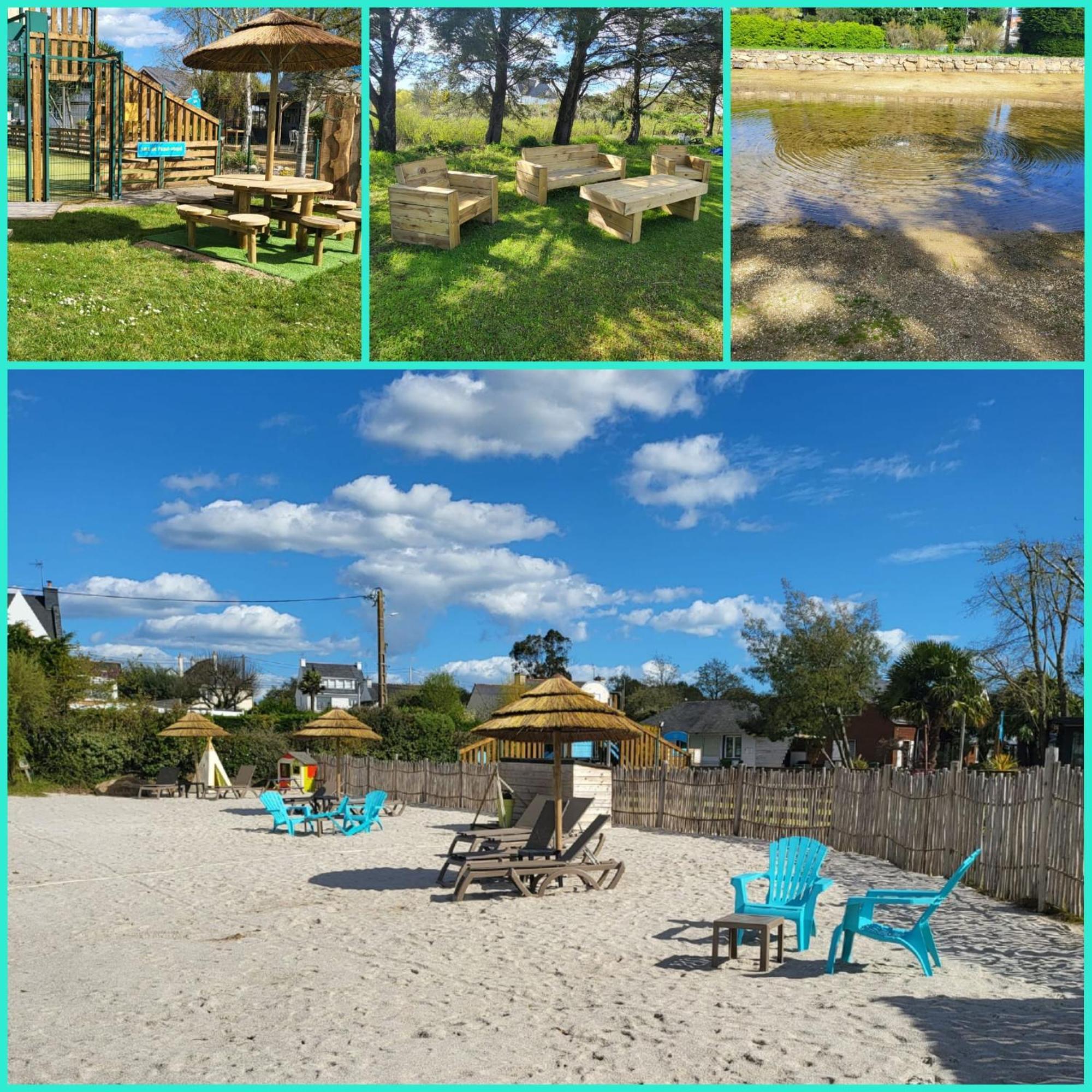 Camping Paradis Le Moulin Des Oies Belz Exterior photo
